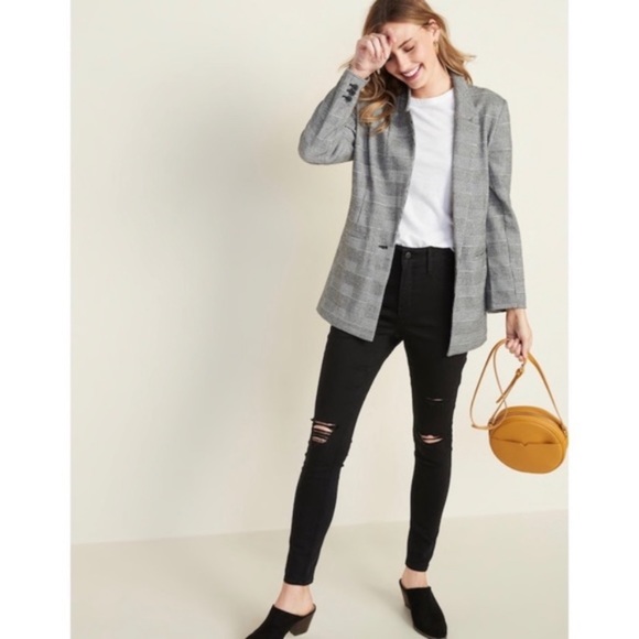 Old Navy Jackets & Blazers - ✨PRICE DROP✨Old Navy Tall Jacquard Boyfriend Blazer